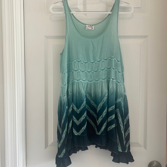 ✨SOLD✨Free People Ombré boho tunic top - Picture 1 of 9